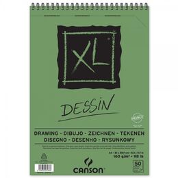 Canson XL Dessin Spiralli Eskiz Çizim Defteri 160 gr. A4 50 yp.