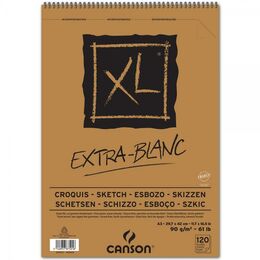 Canson XL Ekstra Beyaz Eskiz Çizim Defteri 90 gr. A3 120 Sayfa