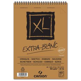 Canson XL Ekstra Beyaz Eskiz Çizim Defteri 90 gr. A5 60 Sayfa