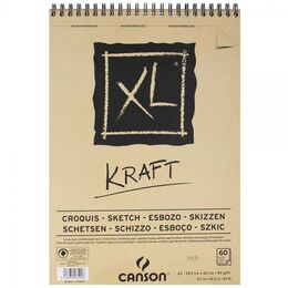 Canson XL Kraft Eskiz Çizim Defteri 90 gr. A3 40 Sayfa