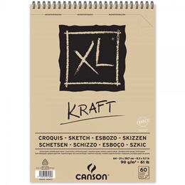 Canson XL Kraft Eskiz Çizim Defteri 90 gr. A4 40 Sayfa