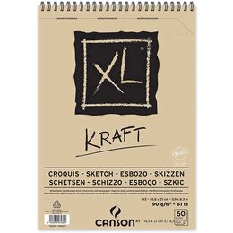 Canson XL Kraft Eskiz Çizim Defteri 90 gr. A5 40 Sayfa
