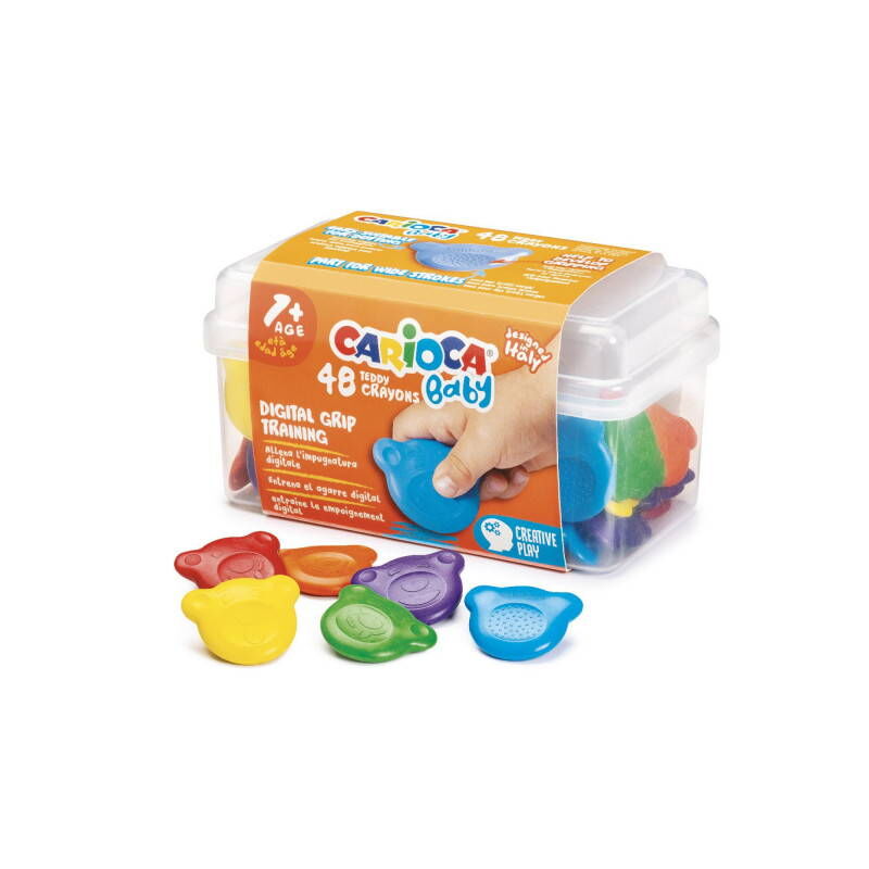 Carioca Baby Teddy Crayons Mum Boya 48