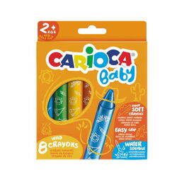 Carioca Baby Wild Crayons Pastel Mum Boya 8 Renk 2+ Yaş