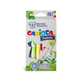 Carioca Fabric Keçeli Kumaş Tekstil Boyama Kalemi 6 Renk