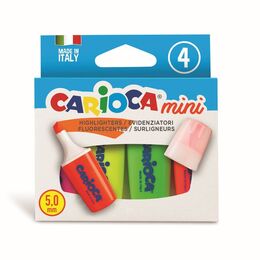 Carioca Fosforlu Mini İşaretleme Kalemi Seti 4 Renk
