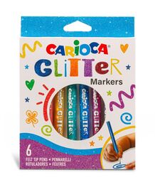 Carioca Glitter Marker Simli Keçeli Kalem 6 Renk