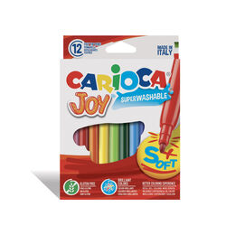 Carioca Joy Süper Yıkanabilir Keçeli Boya Kalemi 12 Renk