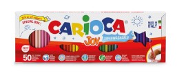 Carioca Joy Süper Yıkanabilir Keçeli Boya Kalemi Seti 50 Renk (1/2 Metre) - Carioca