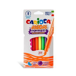 Carioca Neon Yıkanabilir Fosforlu Keçeli Kalem 8 Renk