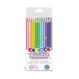 Carioca Pastel Renk Kuru Boya Kalemi 12 Renk