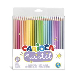 Carioca Pastel Renk Kuru Boya Kalemi 24 Renk