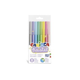 Carioca Pastel Süper Yıkanabilir Keçeli Boya Kalemi 8 Renk