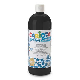 Carioca Tempera Yıkanabilir Poster Boya 1000 ml. SİYAH