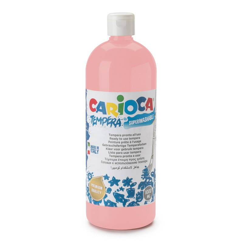 Carioca Tempera Yıkanabilir Poster Boya 1000 Ml. Yavruağzı