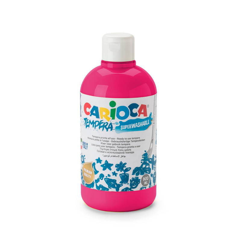 Carioca Tempera Yıkanabilir Poster Boya 500 Ml. Fuşya