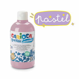 Carioca Tempera Yıkanabilir Poster Boya 500 ml. PASTEL PEMBE