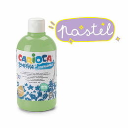 Carioca Tempera Yıkanabilir Poster Boya 500 ml. PASTEL YEŞİL