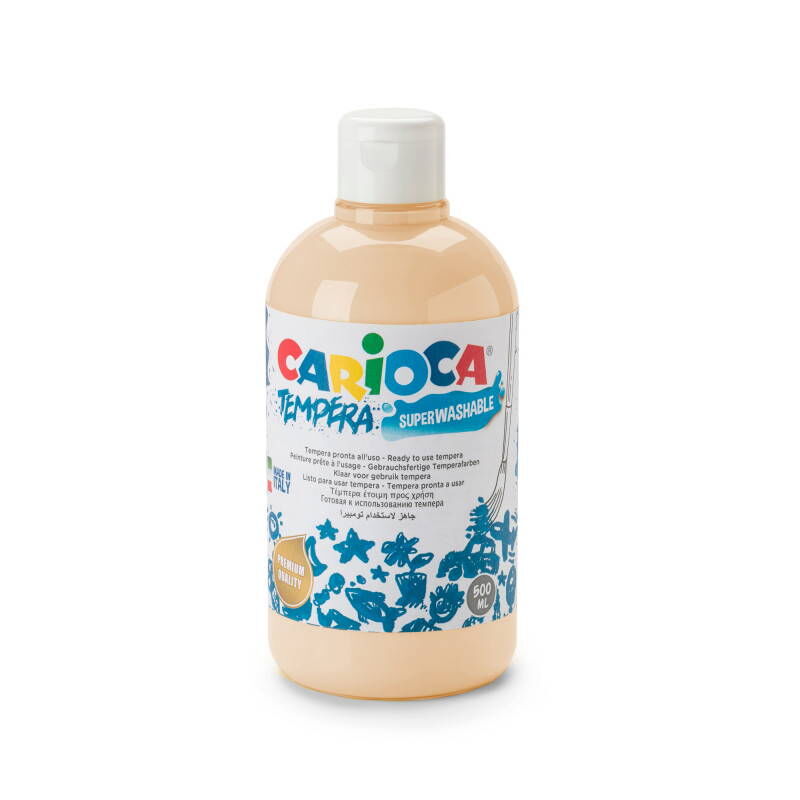 Carioca Tempera Yıkanabilir Poster Boya 500 Ml. Yavruağzı