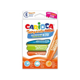 Carioca Temperello Stick Poster Boyama Kalemi Fosforlu 6 Renk