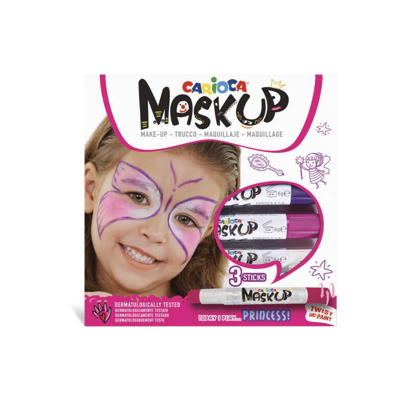 Carioca Yüz Boyası 6 Gr. 3 Renk Monster