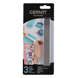 Cernit Cutter Polimer Kil Kesme Bıçakları 3'lü Set (Sert, Esnek ve Tırtıklı)