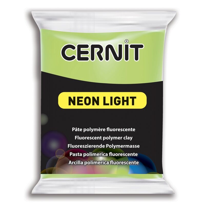 Cernit Neon Light (fosforlu) Polimer Kil 600 Green