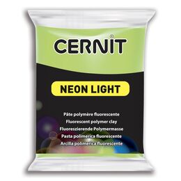 Cernit Neon Light (Fosforlu) Polimer Kil 600 Green - 1