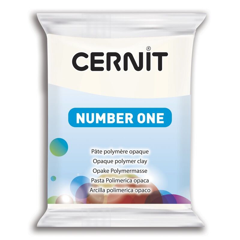 Cernit Number One Polimer Kil 027 Opaque White
