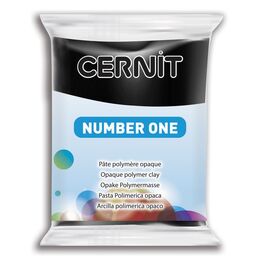 Cernit Number One Polimer Kil 100 Black