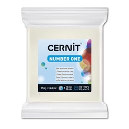 Cernit Number One Polimer Kil 250 gr. 027 WHITE OPAQUE