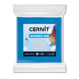 Cernit Number One Polimer Kil 250 gr. 200 BLUE