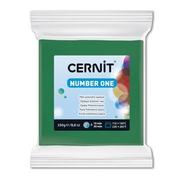 Cernit Number One Polimer Kil 250 gr. 600 GREEN