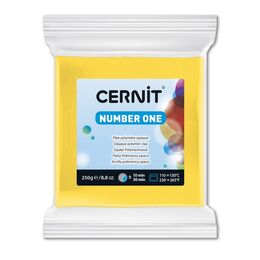 Cernit Number One Polimer Kil 250 gr. 700 YELLOW