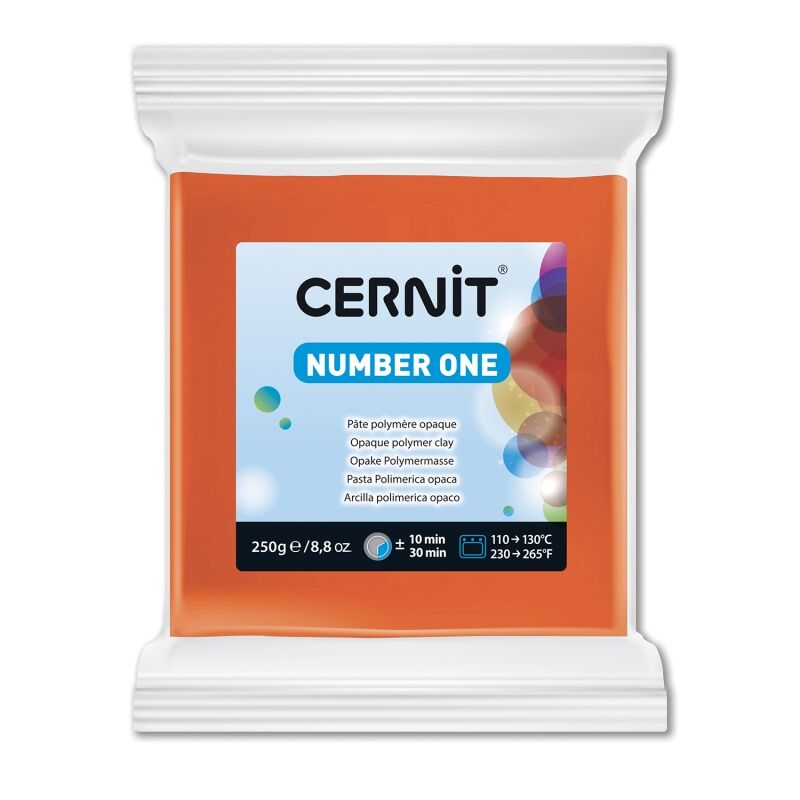 Cernit Number One Polimer Kil 250 Gr. 752 Orange