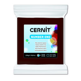 Cernit Number One Polimer Kil 250 gr. 800 BROWN