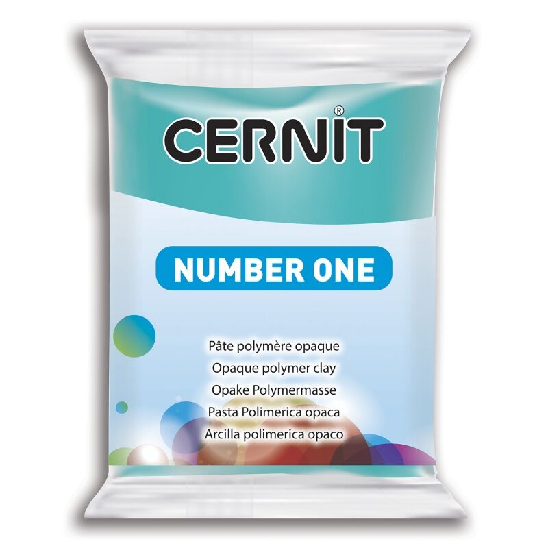 Cernit Number One Polimer Kil 280 Turquoise Blue