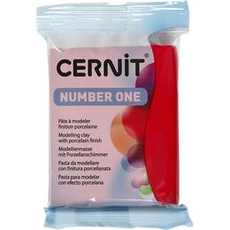 Cernit Number One Polimer Kil 463 X-Mas Red - 1