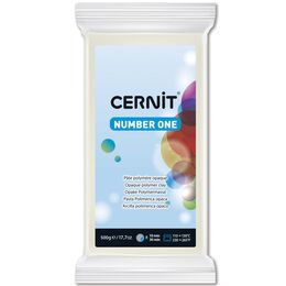 Cernit Number One Polimer Kil 500 gr. 027 WHITE OPAQUE