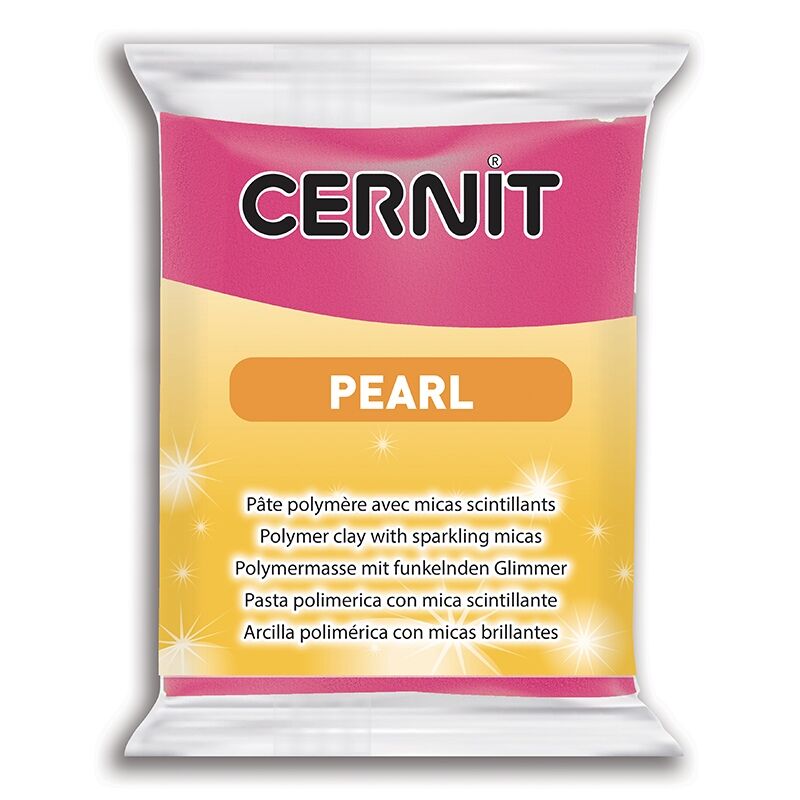 Cernit Pearl (pırıltılı) Polimer Kil 460 Magenta