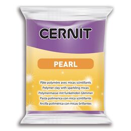 Cernit Pearl (Pırıltılı) Polimer Kil 900 Violet - 1