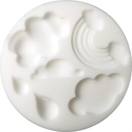 Cernit Silicone Mould Silikon Polimer Kil Kalıbı CLOUDS - 1