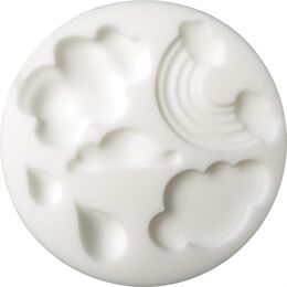 Cernit Silicone Mould Silikon Polimer Kil Kalıbı CLOUDS