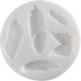 Cernit Silicone Mould Silikon Polimer Kil Kalıbı FEATHERS - 1