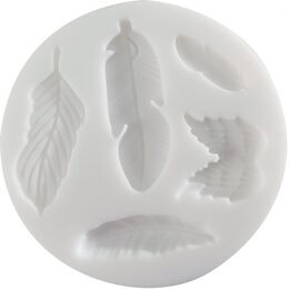 Cernit Silicone Mould Silikon Polimer Kil Kalıbı FEATHERS