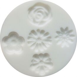 Cernit Silicone Mould Silikon Polimer Kil Kalıbı FLOWERS