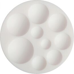 Cernit Silicone Mould Silikon Polimer Kil Kalıbı ROUND CABOCHONS