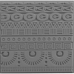 Cernit Texture Plate Silikon Polimer Kil Desen ve Doku Kalıbı 9x9 cm. GEOMETRICS