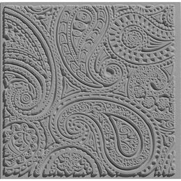 Cernit Texture Plate Silikon Polimer Kil Desen ve Doku Kalıbı 9x9 cm. PAISLEY