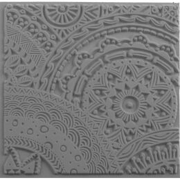 Cernit Texture Plate Silikon Polimer Kil Desen ve Doku Kalıbı 9x9 cm. STARS